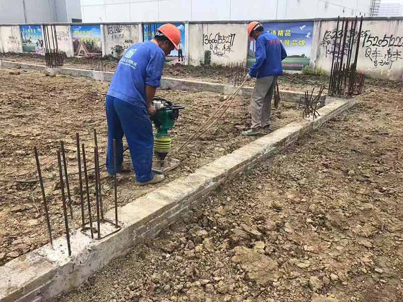 新城污水廠施工現(xiàn)場